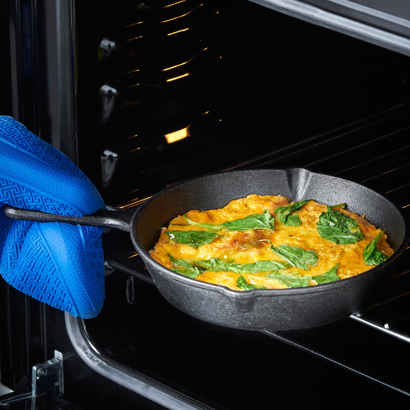 VonShef Cast Iron Non Stick Skillet Set & Reviews Wayfair